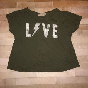 “Live” Crop Top by Zara